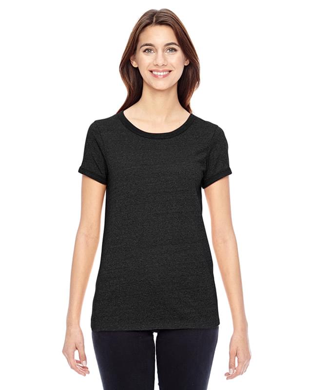 Ladies' Eco-Mock Twist Ideal Ringer T-Shirt