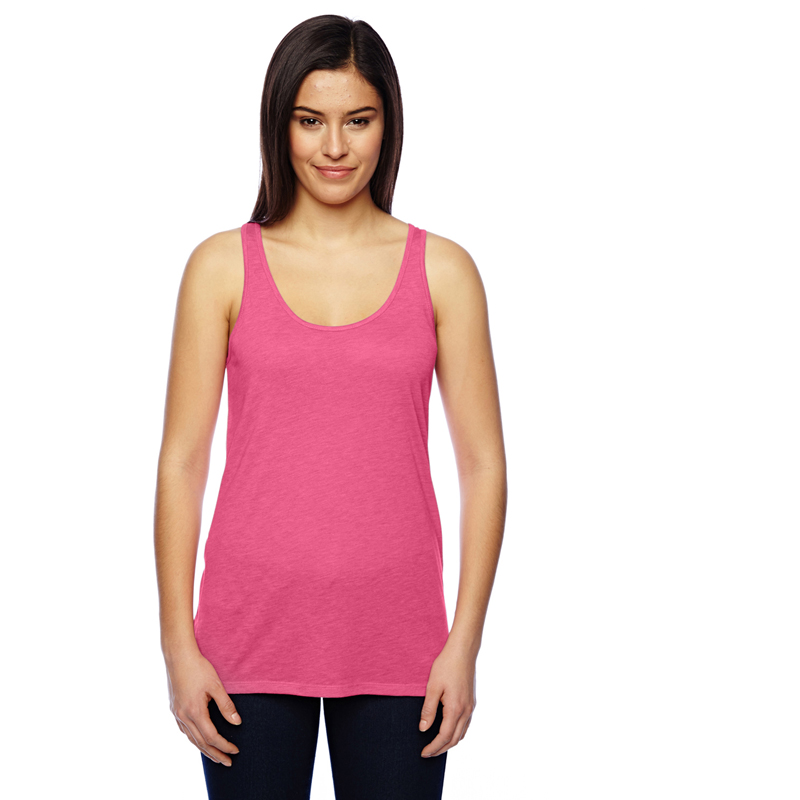 Ladies' Melange Burnout Airy Tank