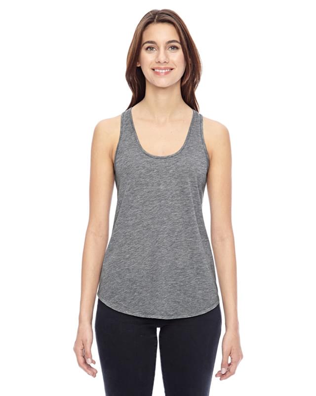 Ladies' Shirttail Satin Jersey Tank