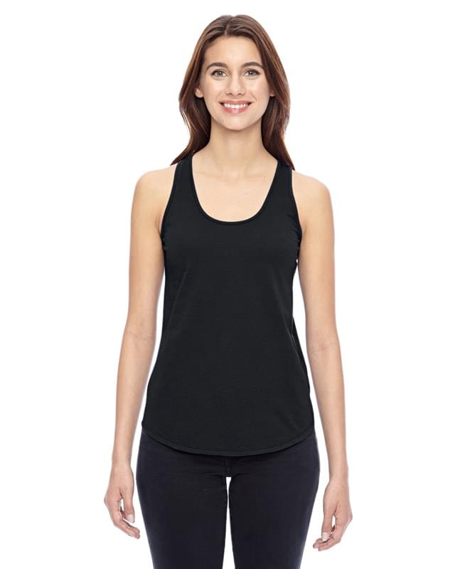 Ladies' Shirttail Satin Jersey Tank