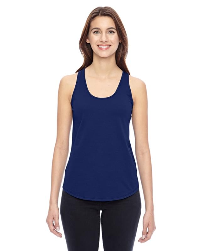 Ladies' Shirttail Satin Jersey Tank