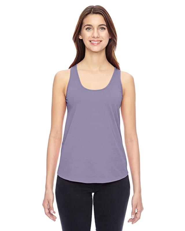 Ladies' Shirttail Satin Jersey Tank
