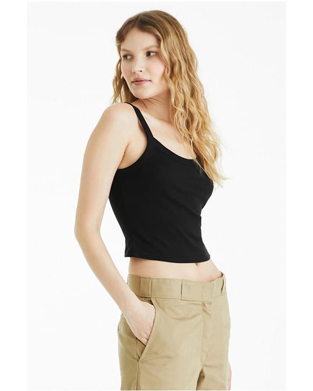 Ladies' Micro Ribbed Scoop Tank