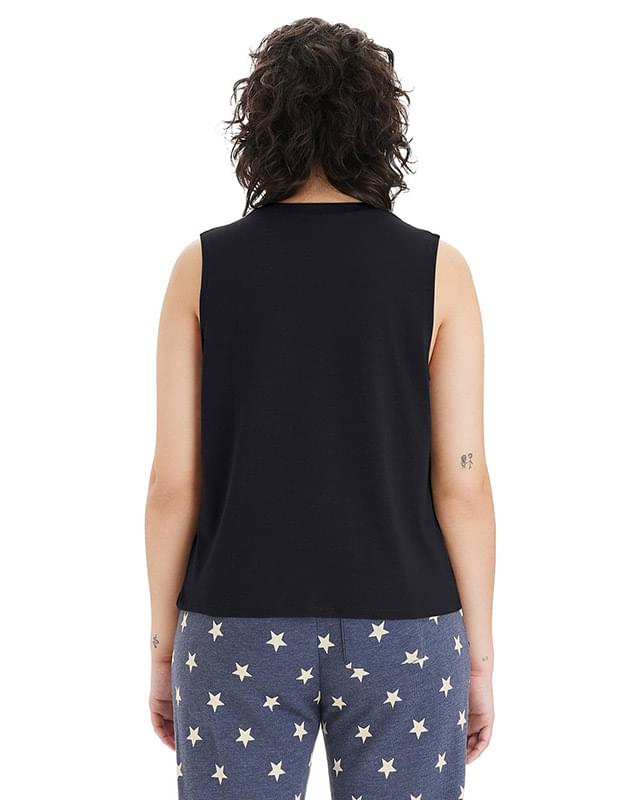 Ladies' Go-To Cropped Muscle T-Shirt