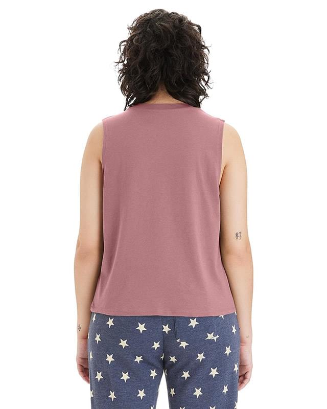 Ladies' Go-To Cropped Muscle T-Shirt