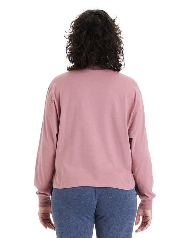 Ladies' Main Stage Long-Sleeve Cropped T-Shirt