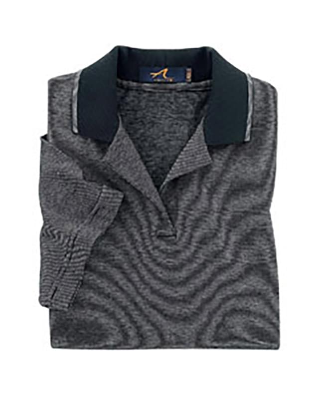 Ladies' Mini Stripe Fine Jersey Polo Ladies' Mini Stripe Fine Jersey Polo