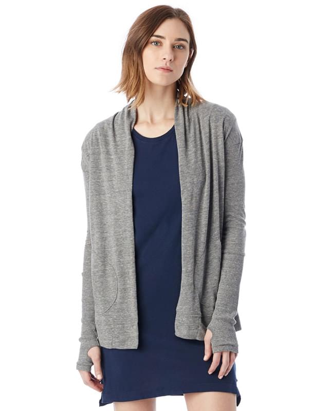 Ladies' Eco-Jersey Rib Sleeve Wrap