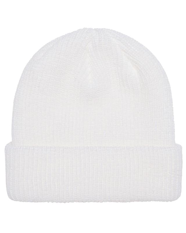 Ribbed Cuffed Knit Beanie