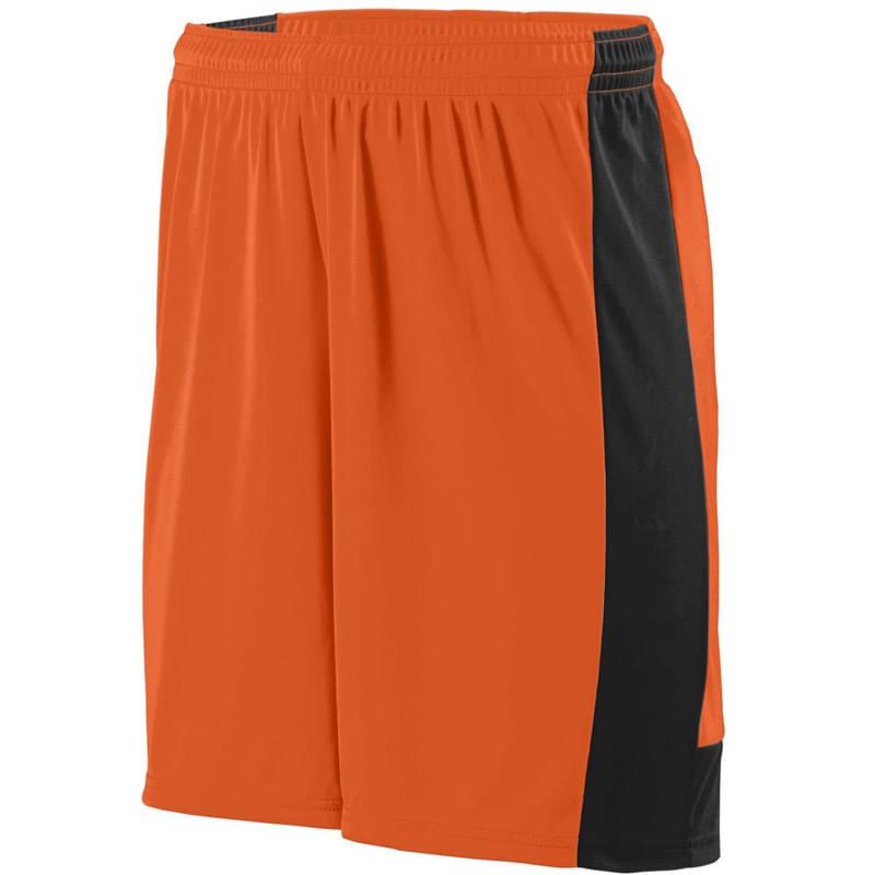 Adult Wicking Polyester Short with Contrast Inserts