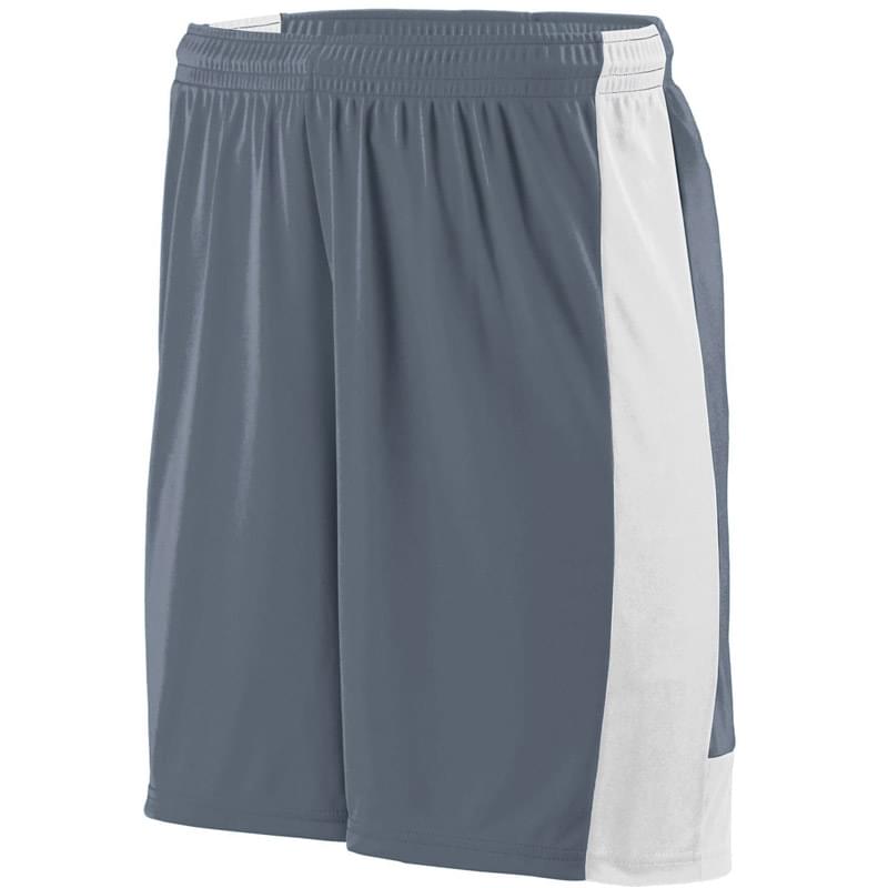 Adult Wicking Polyester Short with Contrast Inserts