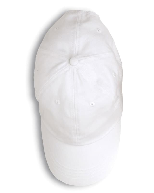 6-Panel Brushed Twill Cap