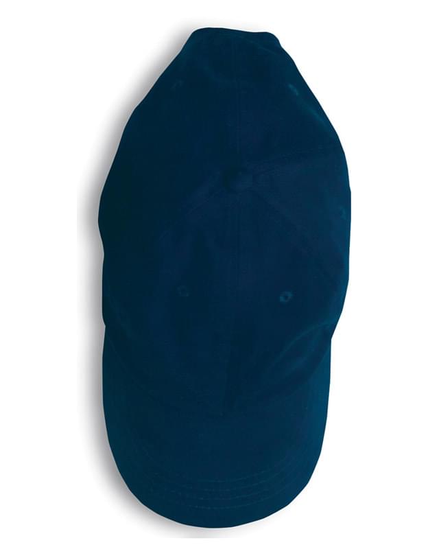 6-Panel Brushed Twill Cap