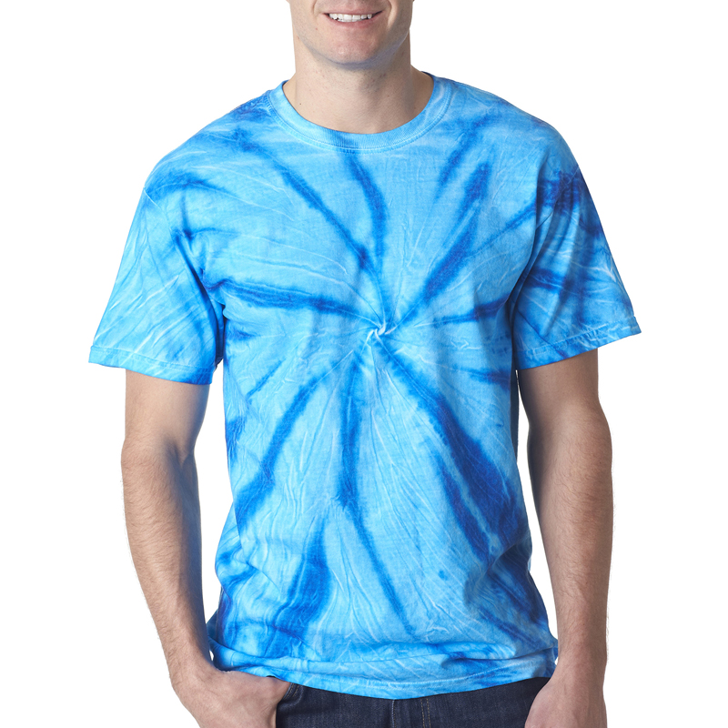 Adult Neon 1-Color Pinwheel Tee