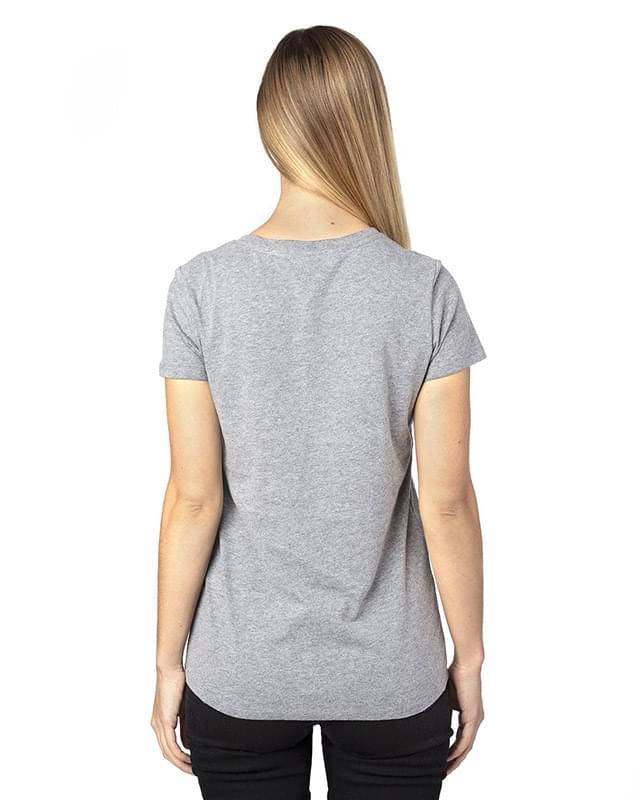 Ladies' Ultimate CVC V-Neck T-Shirt