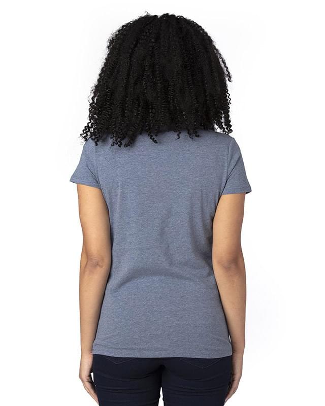 Ladies' Ultimate CVC V-Neck T-Shirt