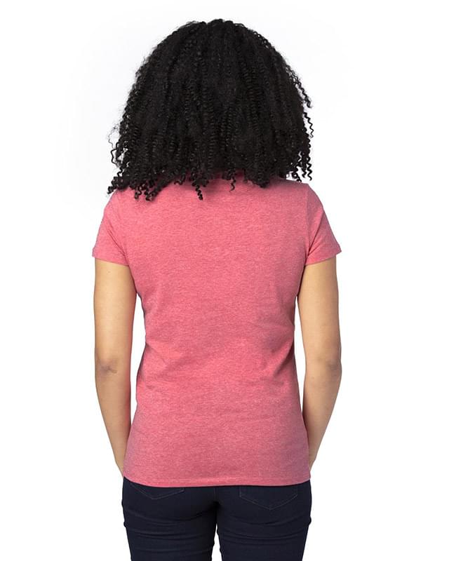 Ladies' Ultimate CVC V-Neck T-Shirt