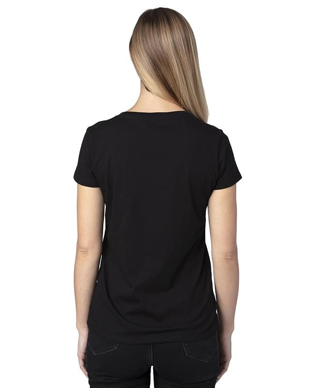 Ladies' Ultimate CVC V-Neck T-Shirt