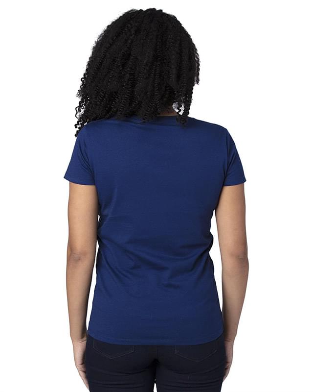 Ladies' Ultimate CVC V-Neck T-Shirt