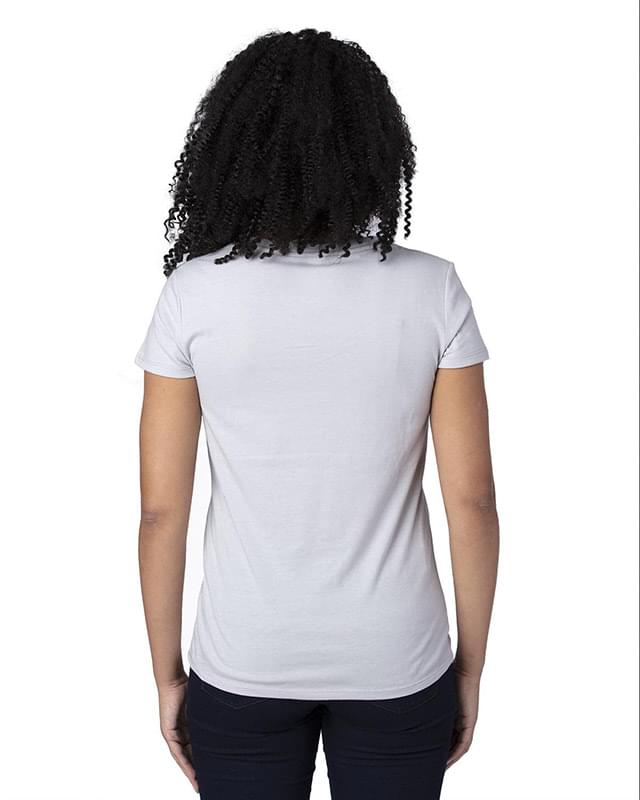 Ladies' Ultimate CVC V-Neck T-Shirt