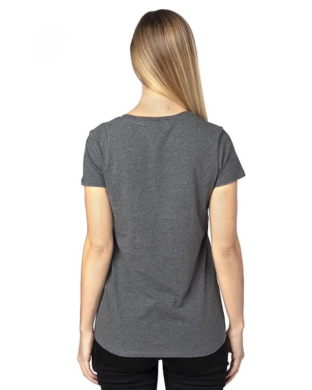 Ladies' Ultimate CVC V-Neck T-Shirt