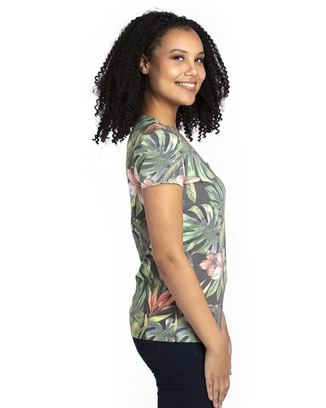 Ladies' Ultimate CVC V-Neck T-Shirt