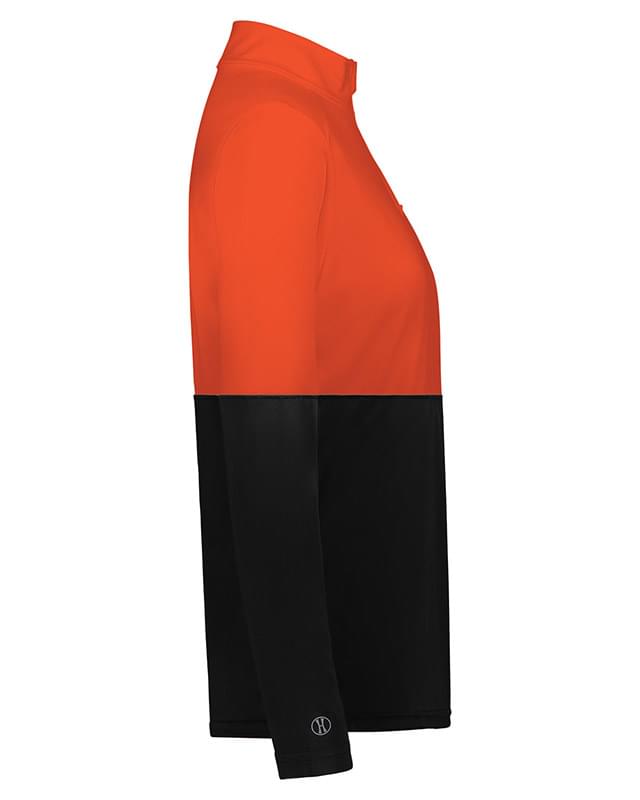 Ladies' Momentum Team Quarter-Zip Knit