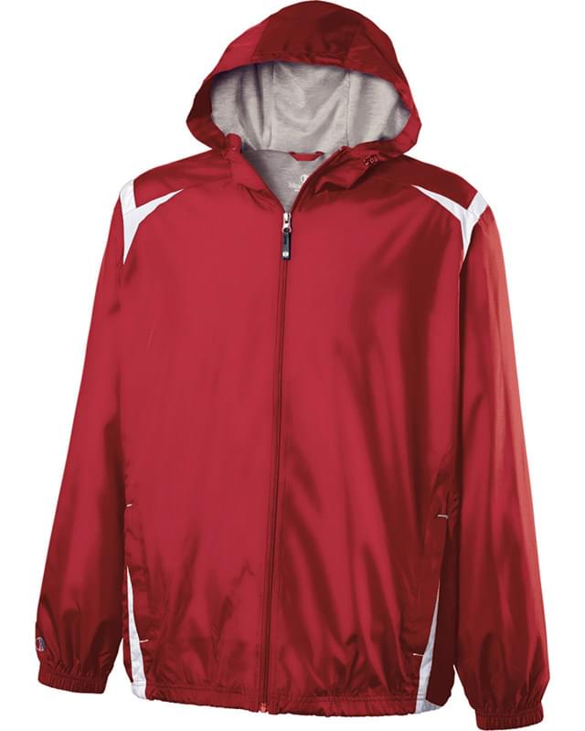 Adult Polyester Full Zip Hooded Collision Jacket