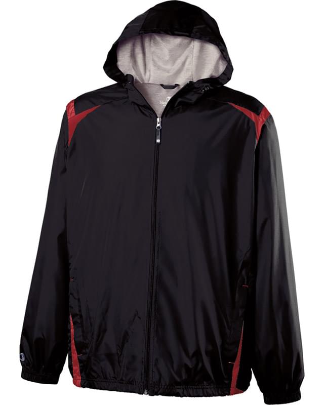 Adult Polyester Full Zip Hooded Collision Jacket