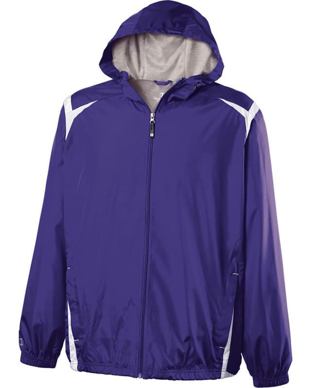 Adult Polyester Full Zip Hooded Collision Jacket