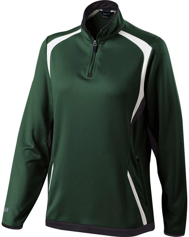 Ladies' Polyester 1/4 Zip Transform Pullover