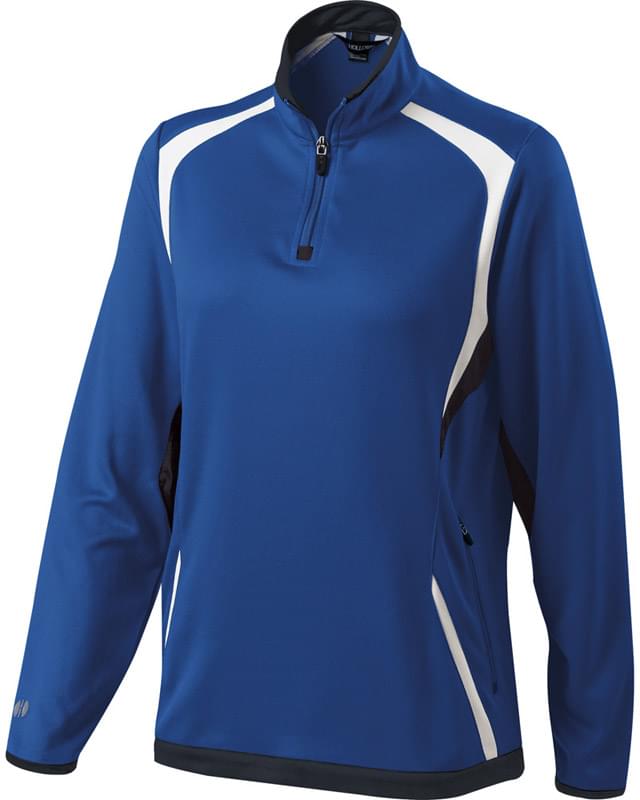 Ladies' Polyester 1/4 Zip Transform Pullover