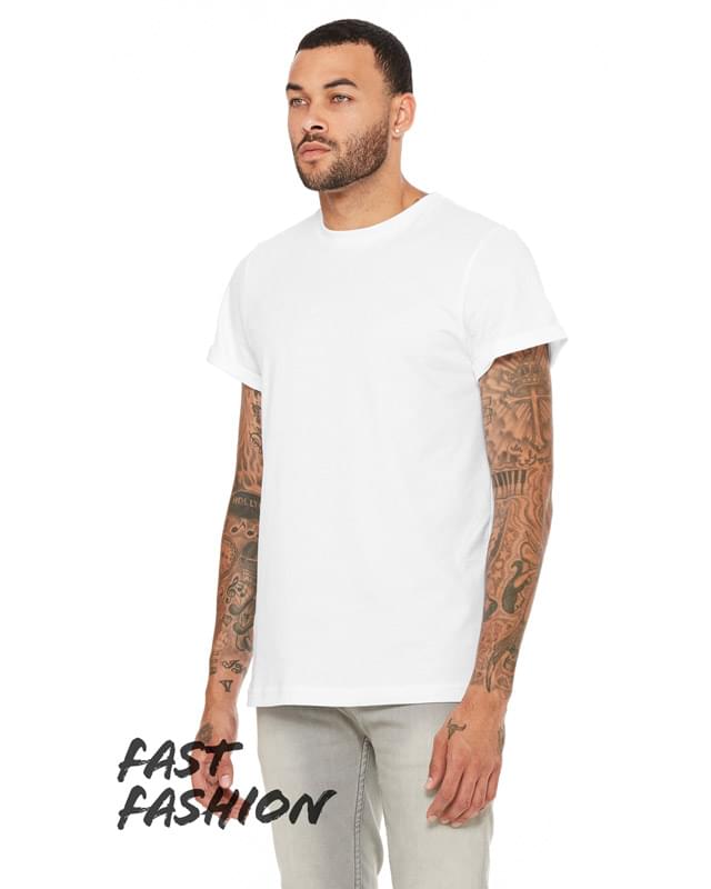 FWD Fashion Unisex Jersey Rolled Cuff T-Shirt FWD Fashion Unisex Jersey Rolled Cuff T-Shirt