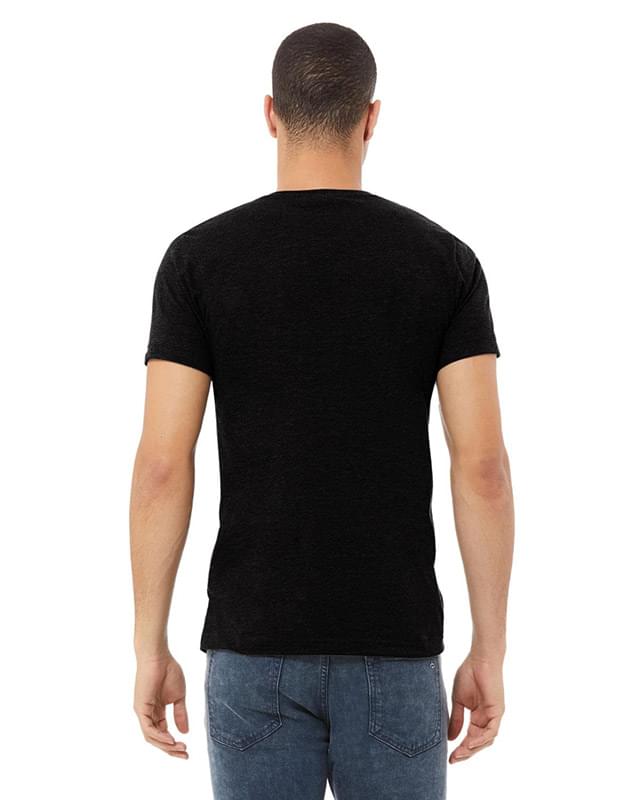 Unisex CVC Jersey V-Neck T-Shirt