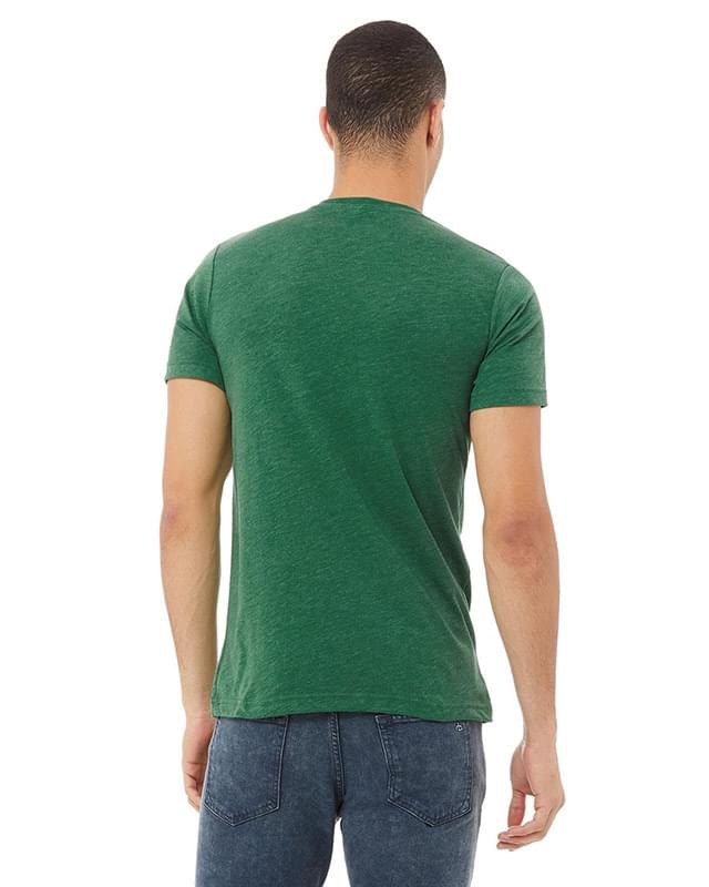 Unisex CVC Jersey V-Neck T-Shirt