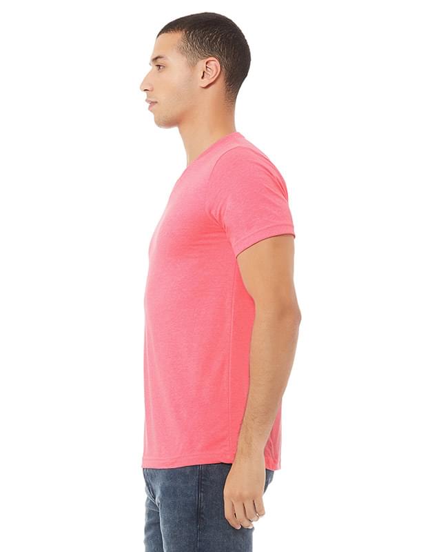 Unisex CVC Jersey V-Neck T-Shirt