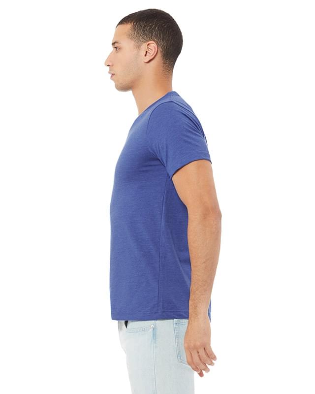 Unisex CVC Jersey V-Neck T-Shirt