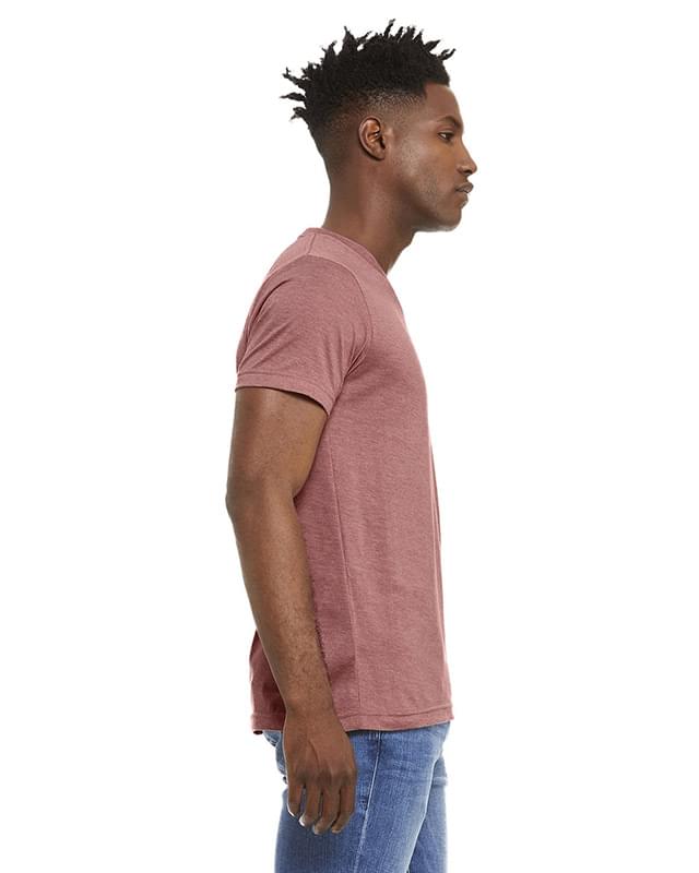 Unisex CVC Jersey V-Neck T-Shirt