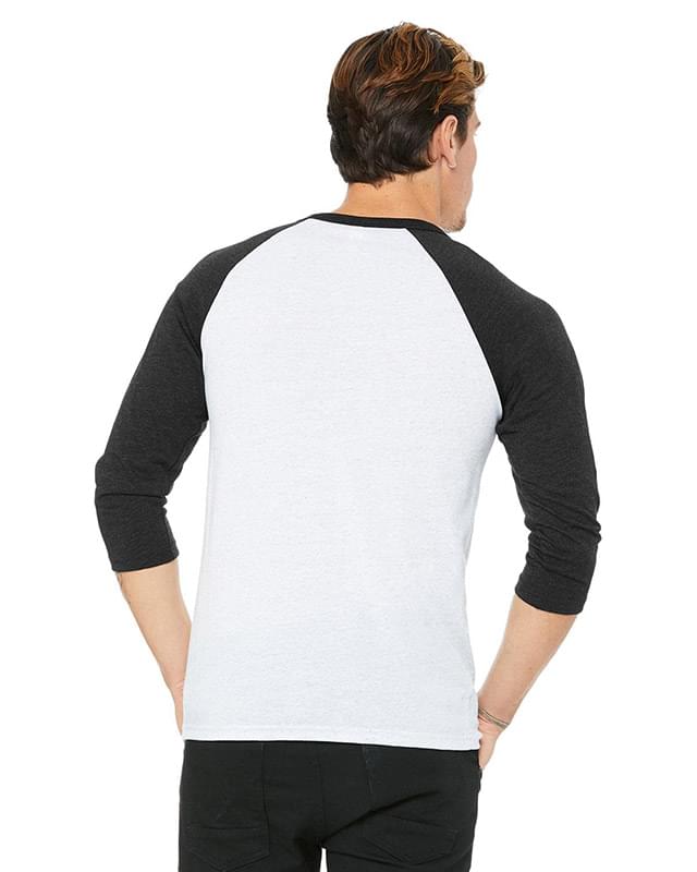 Unisex 3/4 Sleeve Baseball Tee