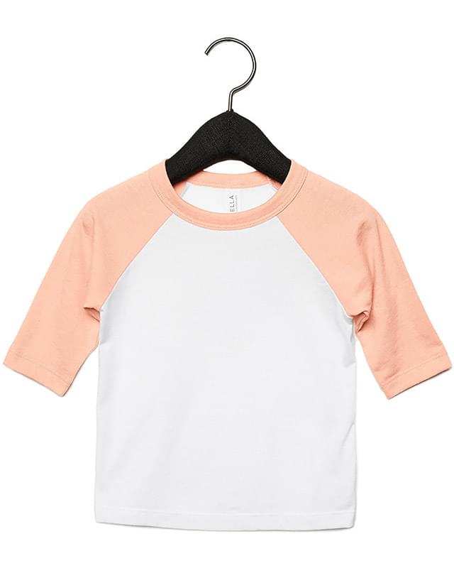 Toddler 3/4 Sleeve Baseball T