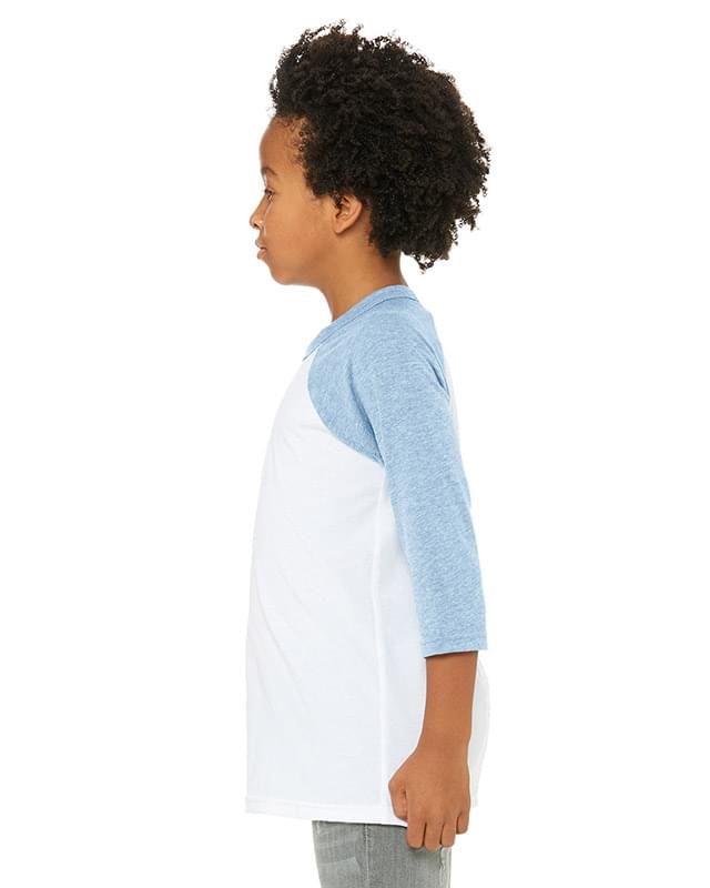 Youth Three-Quarter Sleeve Baseball T-Shirt