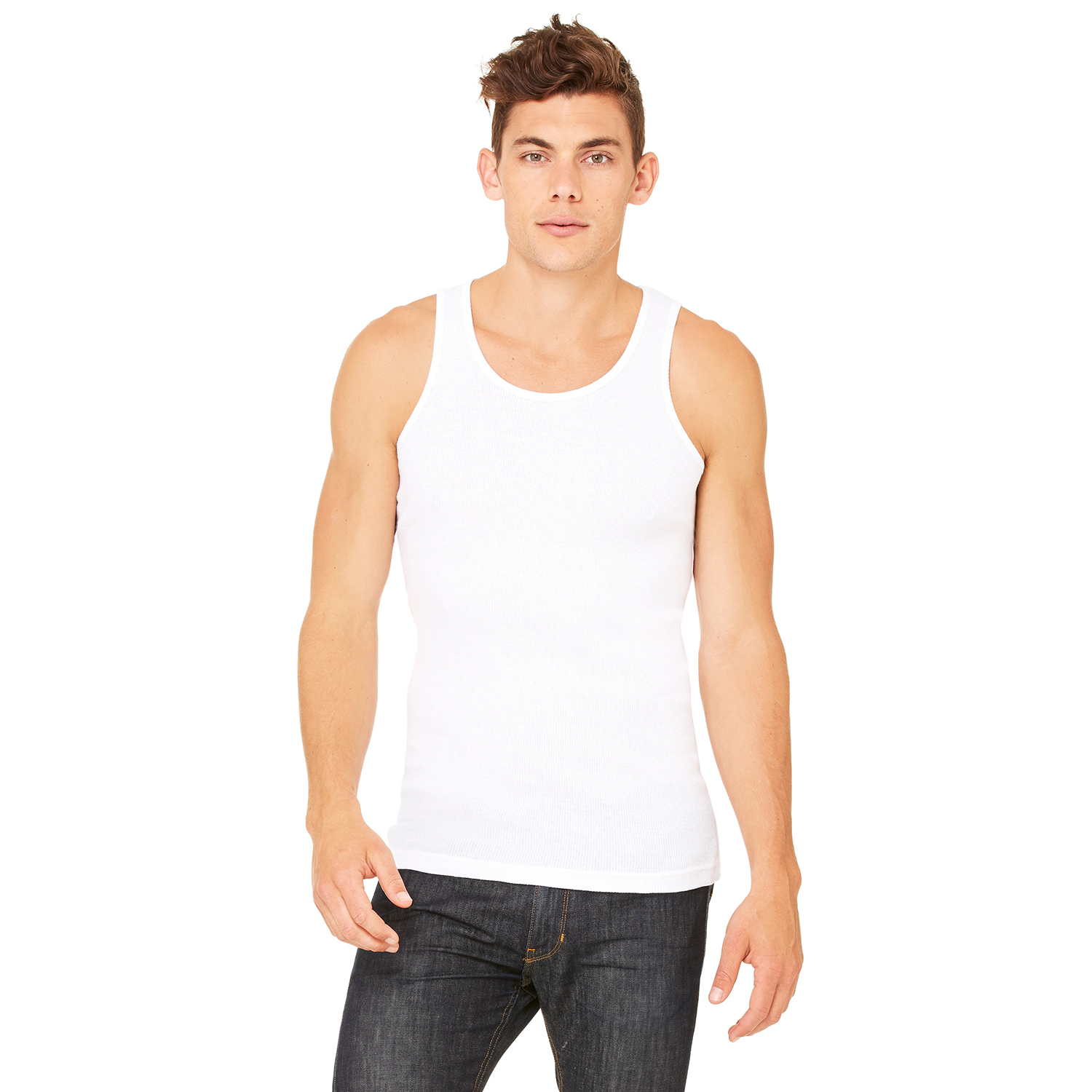 Men's 2x1 Rib Tank