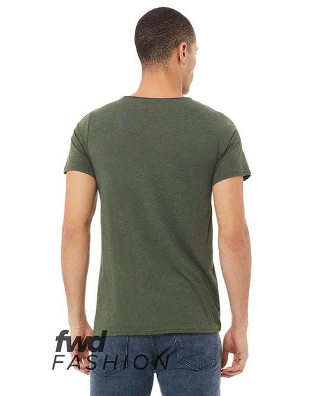 FWD Fashion Unisex Triblend Raw Neck T-Shirt