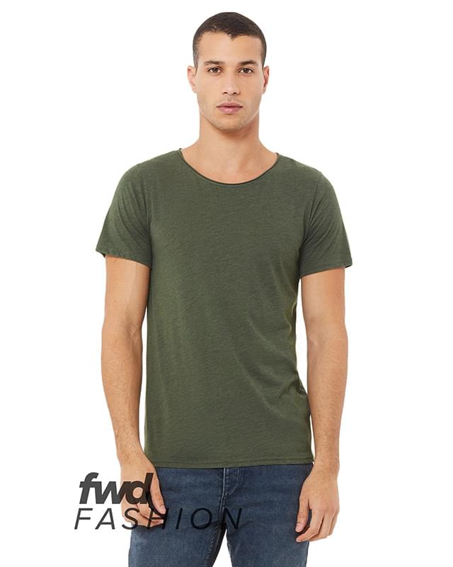 FWD Fashion Unisex Triblend Raw Neck T-Shirt