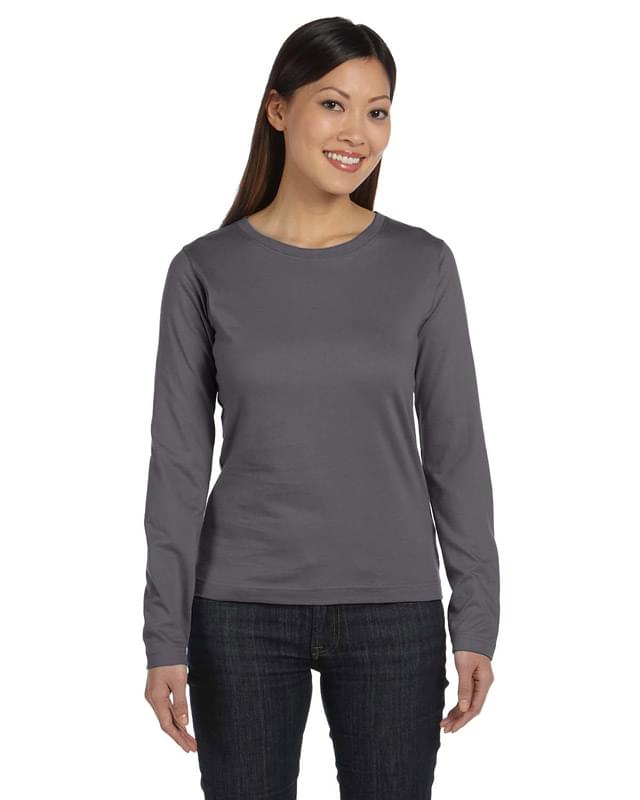 Ladies' Combed Ringspun Jersey Long-Sleeve T-Shirt