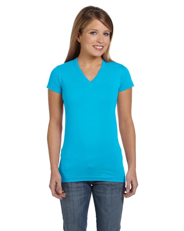 Ladies' Junior Fit V-Neck T-Shirt