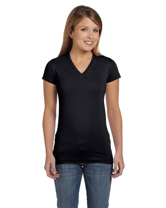Ladies' Junior Fit V-Neck T-Shirt