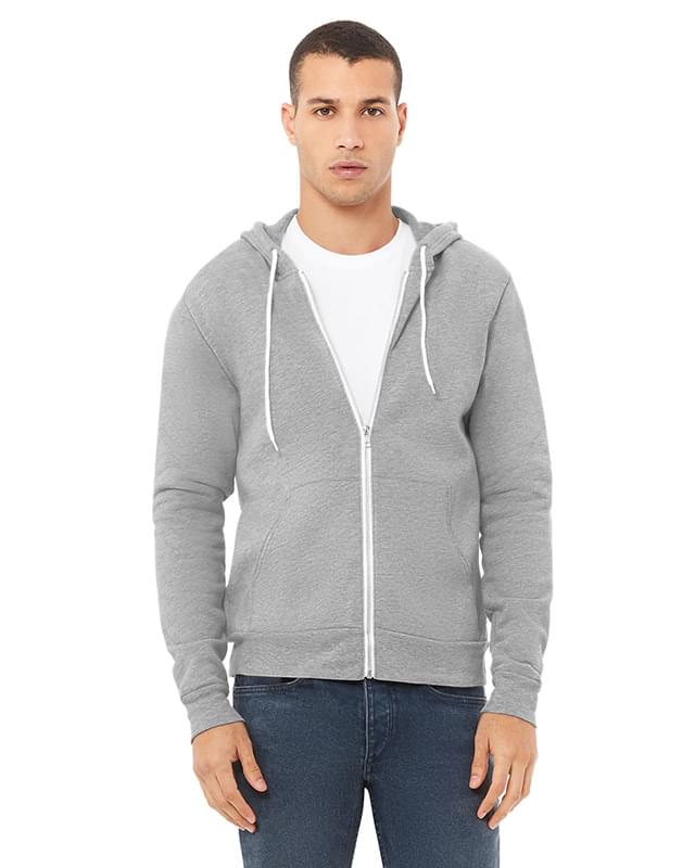 Unisex Sponge Fleece Full-Zip Hooded Sweatshirt