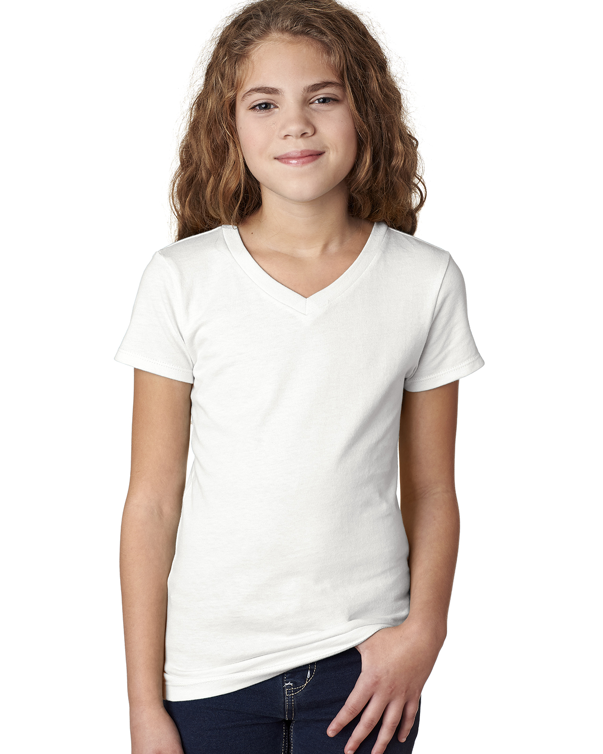 Girls' Adorable V-Neck Tee