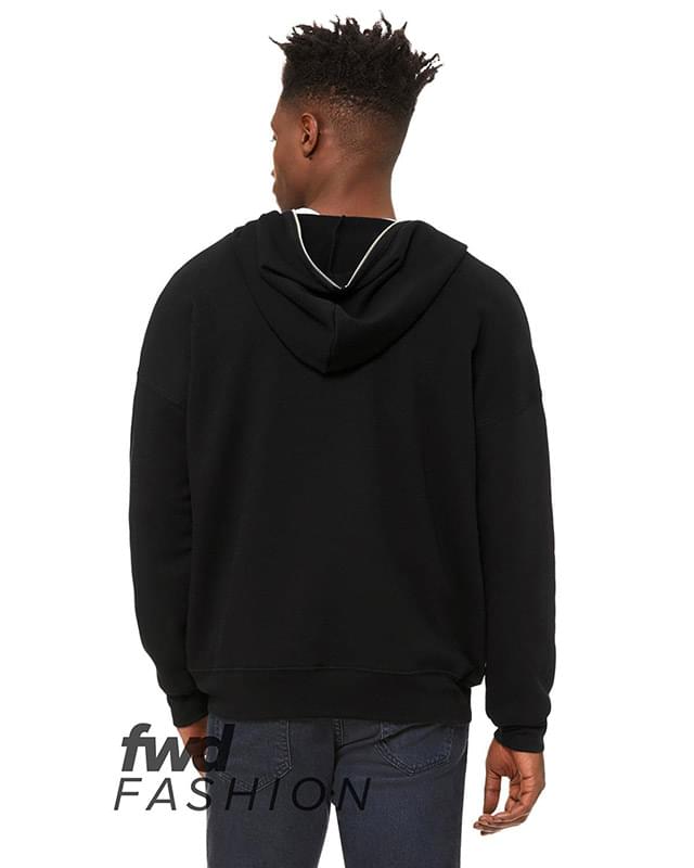 FWD Fashion Unisex Full-Zip Fleece with Zippered Hood